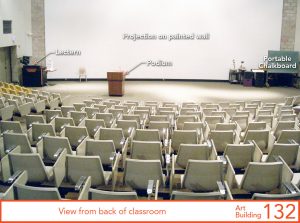 View from back of classroom