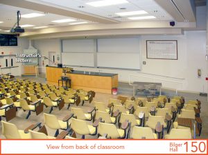 View from back of classroom