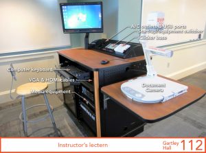 Instructor's lectern