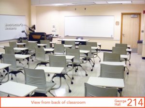 View from back of classroom
