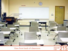 View from back of classroom
