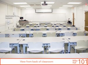 View from back of classroom