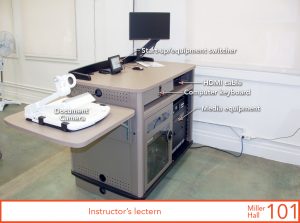 Instructor's lectern