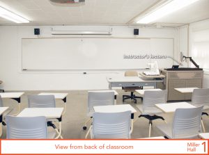 View from back of classroom