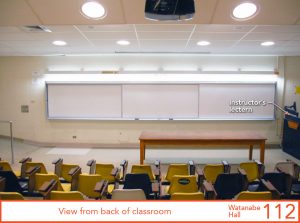 View from back of classroom