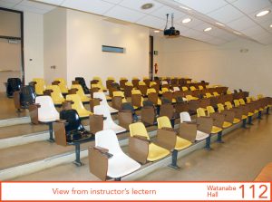Instructor's view from lectern