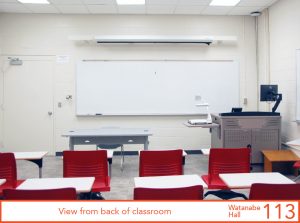 View from back of classroom
