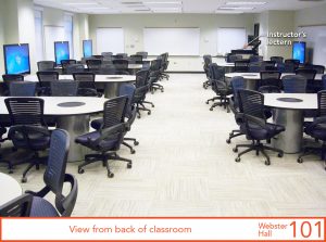 View from back of classroom