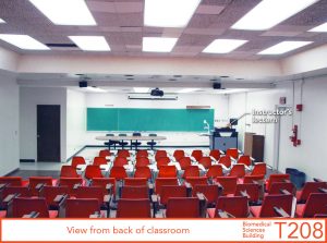 View from back of classroom