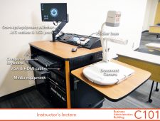 Instructor's lectern
