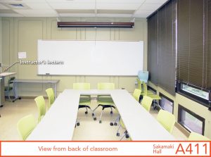 View from back of classroom