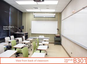 View from back of classroom