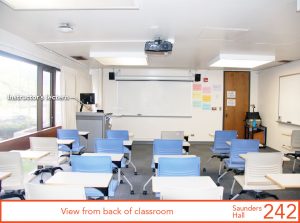 View from back of classroom