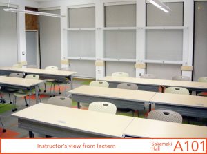 Instructor's view from lectern