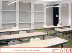 Instructor's view from lectern