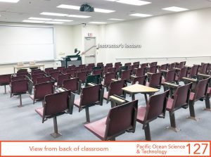 View from back of classroom