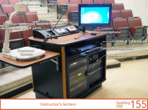 Instructor's lectern