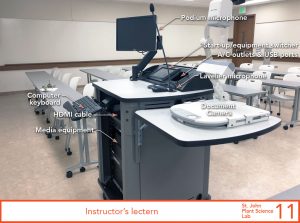 Instructor's lectern