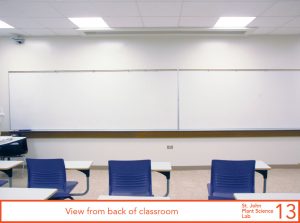 View from back of classroom