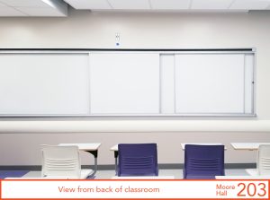 View from back of classroom