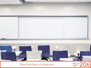 View from back of classroom