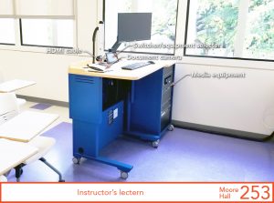 Instructor's lectern