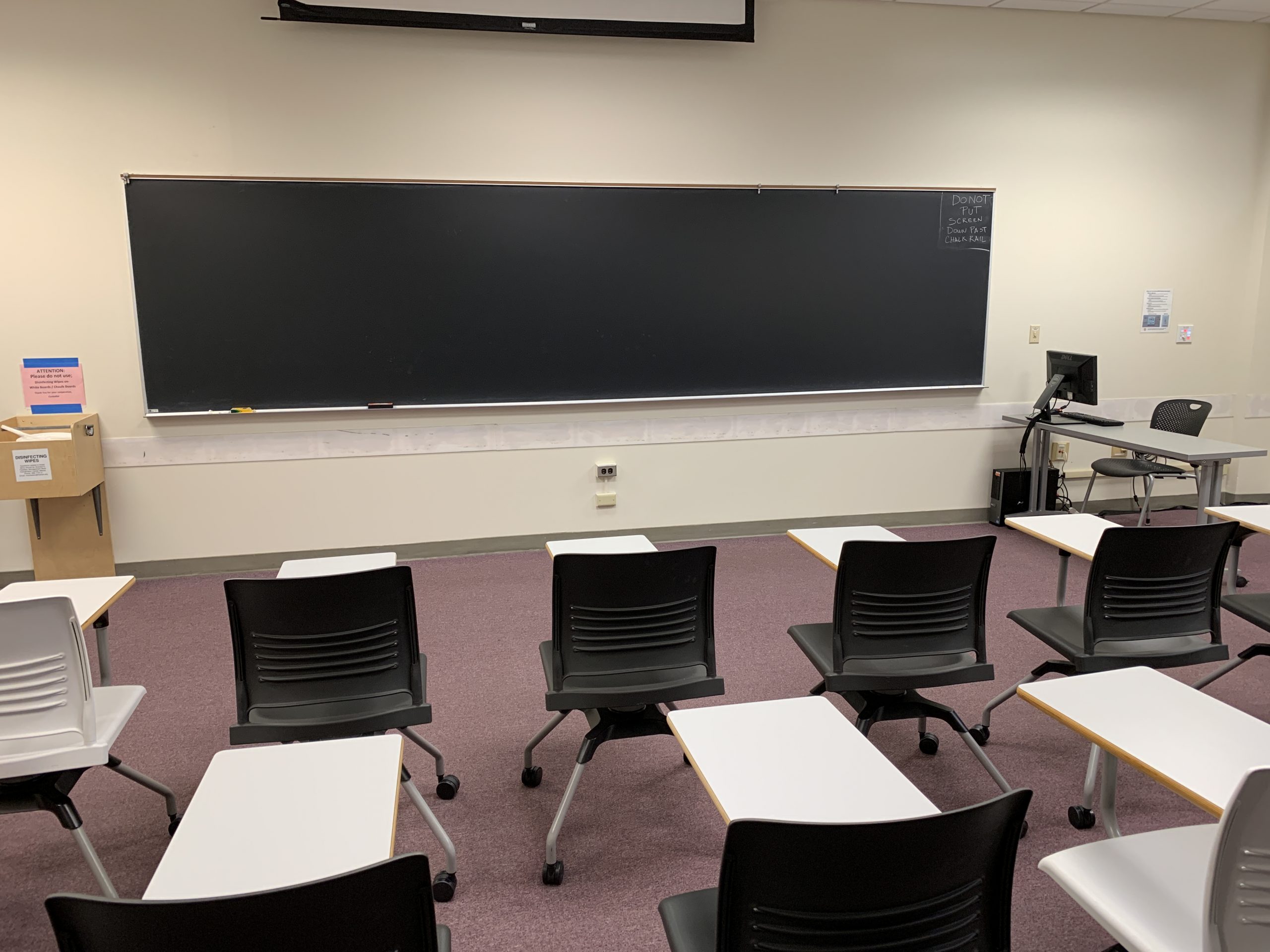 KUY 308 Back of Classroom View