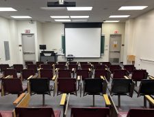 POST 126 Back of Classroom with Projection Screen View