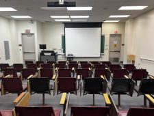 POST 126 Back of Classroom with Projection Screen View