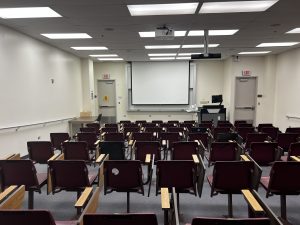 POST 127 Back of Classroom with Projection Screen View